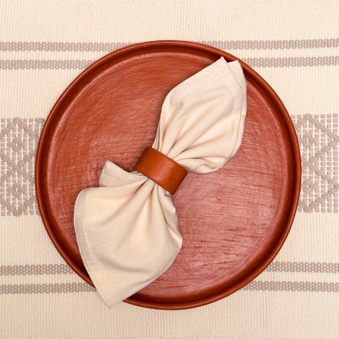 Set 4 Anillos lisos, Cerámica