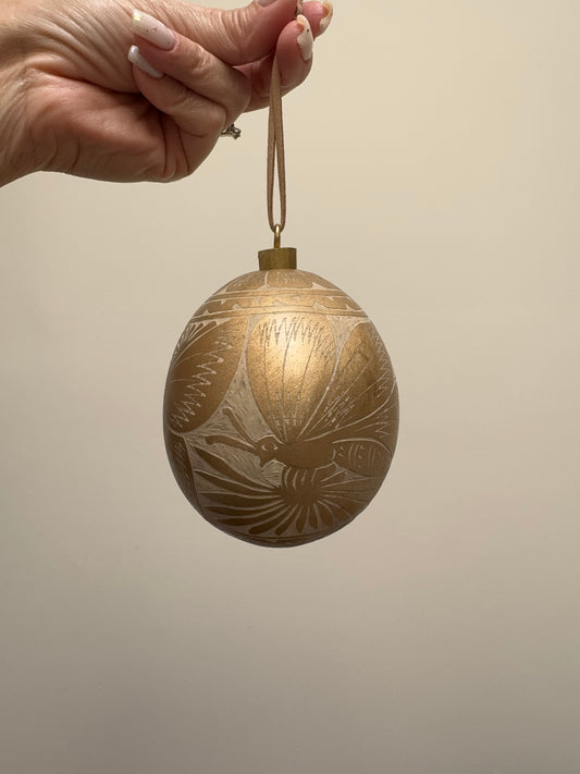 Large Natural Sphere | Old gold