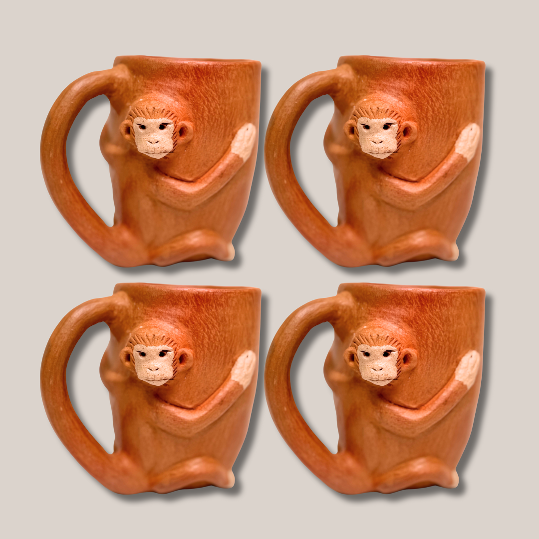 Set 4 Tazas Chango