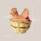 *PREORDER* Hen, Decorative Vase (Shipping June 10th, 2024)