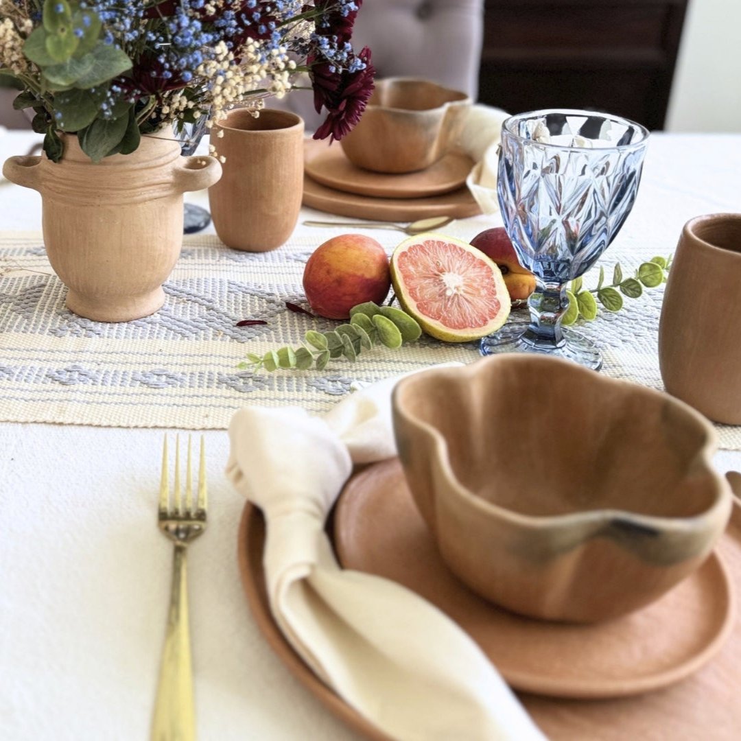 *PREORDER* Julia, Handmade Tableware | Natural | 6 persons