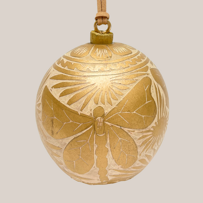 Large Natural Sphere | Old gold