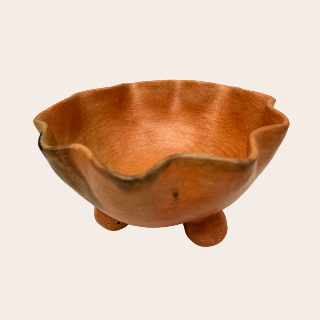 Silvia, Footed Bowl, Bowl | Natural Ceramic