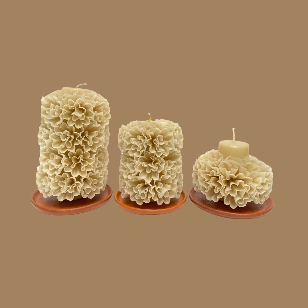 Carnation Candle | Ivory Candle