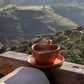 Enedina, Taza con plato
